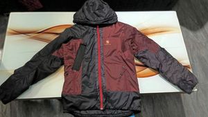 Stylish Maroon &amp; Black Jacket