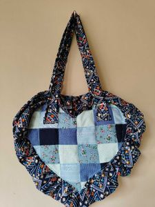 Patchwork Heart Tote Bag