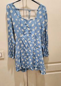 🌼💙Flora Blue Dress💙🌼