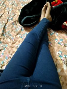 Stylish Navy Button-Down Top