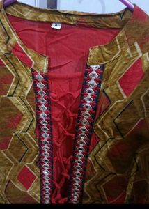 Jacket Style Long Dresss (New Without Tag)