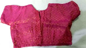 Boat Neck Blouse + Rich Look Saree