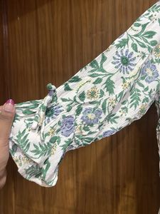 Floral Peplum Top