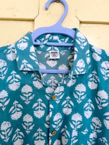 Hand Block Printed Ethnic Shirt