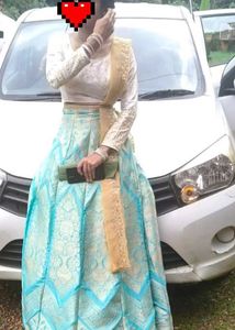 Unique Ethnic Lehenga Set (Without Golden Dupatta)