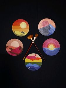 Aesthetic Acrylic Painting Set