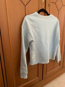 Light Blue Cropped Sweater