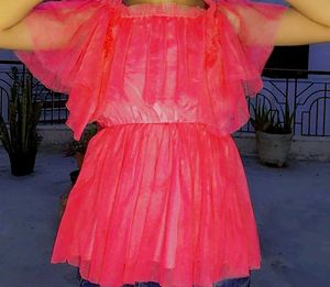 Pink Ruffled Dress