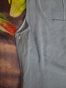 Grey Sleeveless Dress