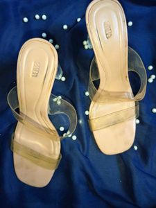 Zara Clear Strap Heels