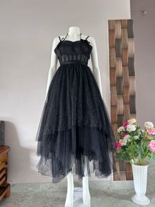Dazzling Black Luxe Gown