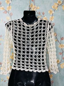 Y2k Crochet Cardigan
