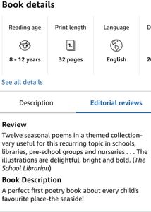 Seaside Poems by Jill Bennett