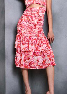 Floral Cutout Midi Dress