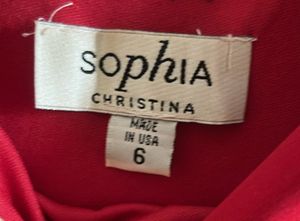 Red One-Shoulder Party Dress