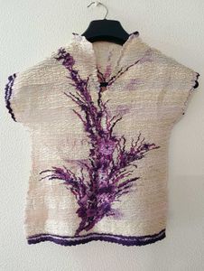 Floral Print Textured Top