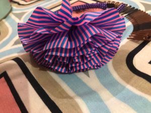 Striped Purple Headband