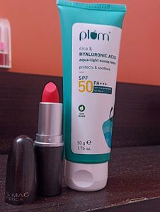 Mac Lipstick And Plum Sunscreen