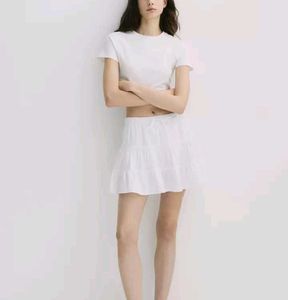 H&amp;M Cotton Flared Skirt