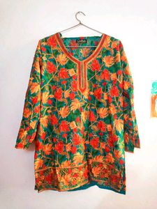 Heavy Embroidered kashmiri Kurta