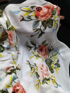 Floral White Top