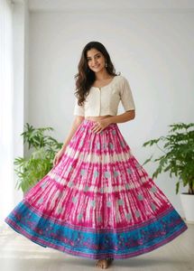 Tie-Dye Maxi Skirt