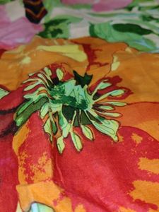 Floral Print Tunic Top