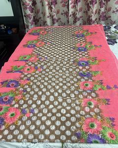 Multi Colour Printed Beautiful Saree