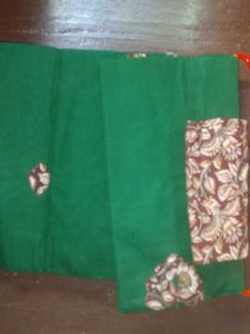 Green Dress Material