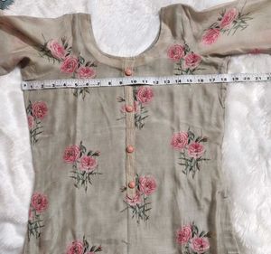 Rose Print Kurta