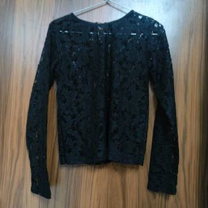 Lace Bell Sleeve Top