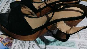 Black Heeled Sandals