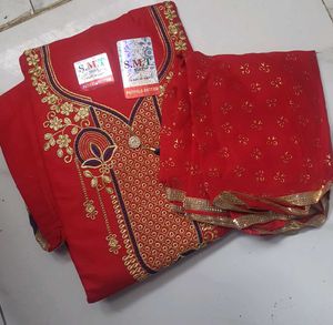 “New Cotton Unstitched Suit | Soft Fabric | Daily