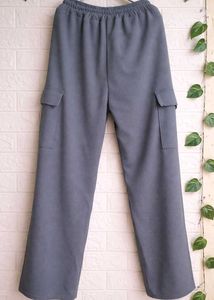 💥Gray Cargo Sweatpants