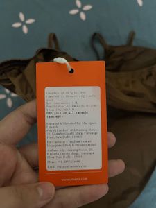Brown Halter With Tags