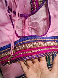 KAVYA PINK GEORGETTE SAREE🥻