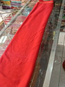 Red Embellished Saree