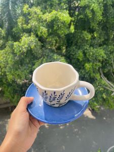 Handcrafted Ceramic Cup &amp; Saucer