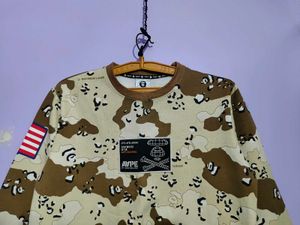 Aape By Bape Camo Print Sweatshirt