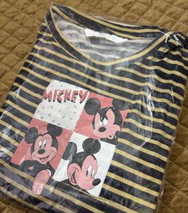 Mickey Mouse Striped Tee