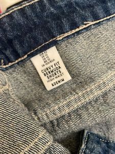 H&amp;M Vintage Denim Button Fly Shorts