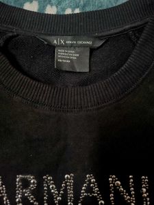 Armani Exchange Black Sweatshirt