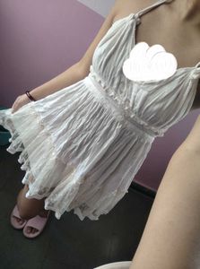 Blackless White Dress