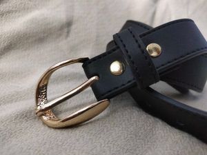 Stylish Black Belt - Women