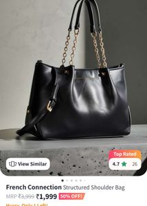 New French Connection Handbag With Dustbag