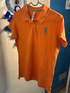 USPA Orange Polo Top
