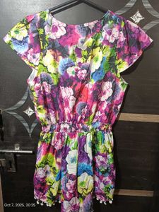 Floral Print Romper