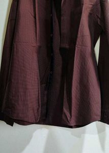 Brown Checked Shirt