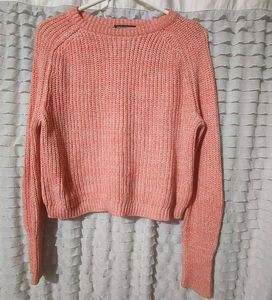 Peach Knit Sweater