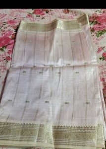 Striped Pattu Saree